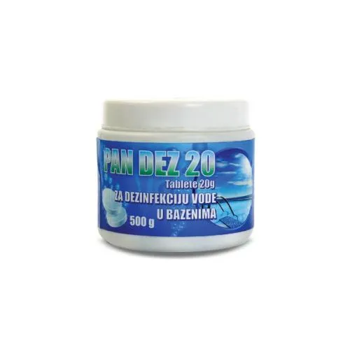 Hlorni preparat za dezinfekciju vode Pan Dez 20 500g