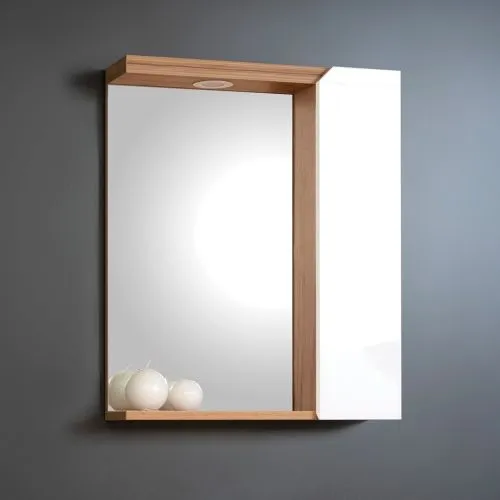 IRIS DRVO GORNJI ORMARIĆ SA OGLEDALOM 60CM
