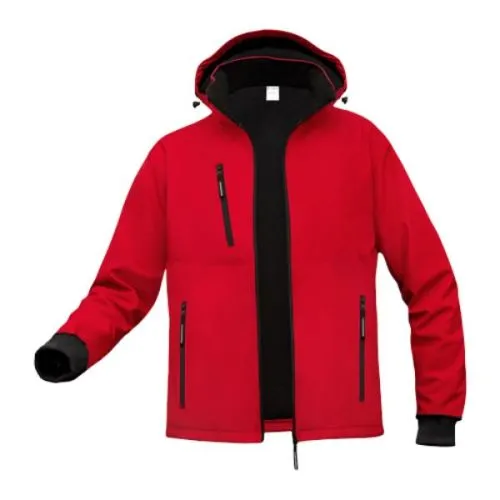 JAKNA SOFTSHELL RED COOPER M WURTH