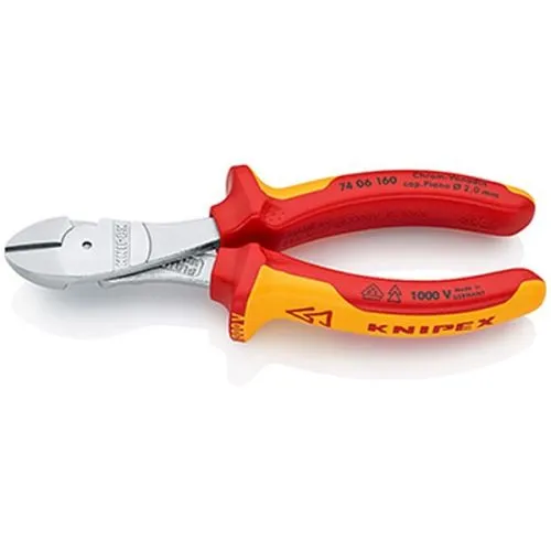 Knipex sečice kose ojačane 1000V VDE 160 mm