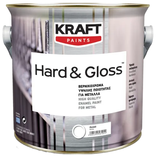Kraft hard&gloss srebrna 650ml emajl za metal i drvo
