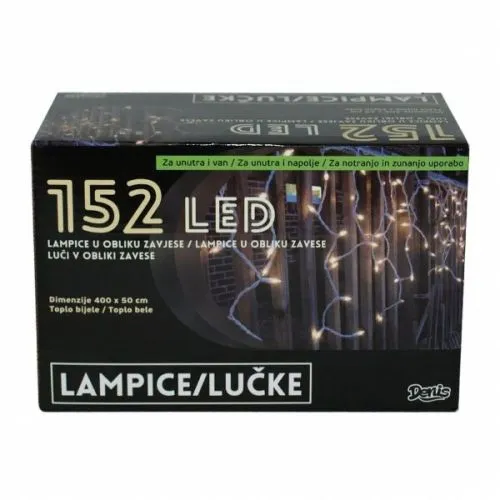 LED LAMPICE U OBLIKU ZAVESE 400x50 cm