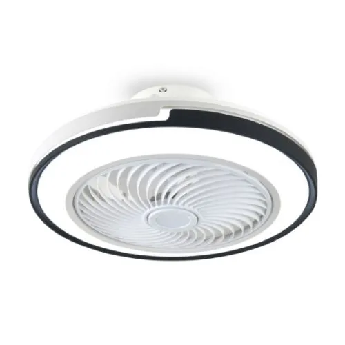 LED plafonski ventilator sa svetlom 60W, crni