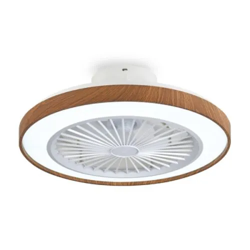 LED plafonski ventilator sa svetlom 60W, drvo