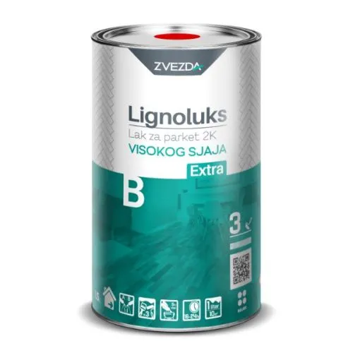 LIGNOLUKS Lak za parket 2K v.sjaj EXTRA, B/3L