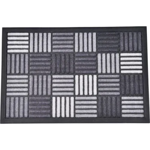 Luance Otirač Caroll 40x60cm nylon/gumeni - sivi