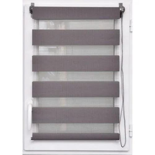 Luance zebra roletna 75x180 cm tamno siva