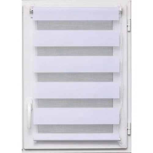 Luance zebra roletna 90x180 cm bela