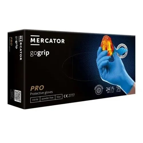 MERCATOR Getout jednokratne rukavice gogrip pro plave bez pudera veličina xxl ( rp3006300xxl )