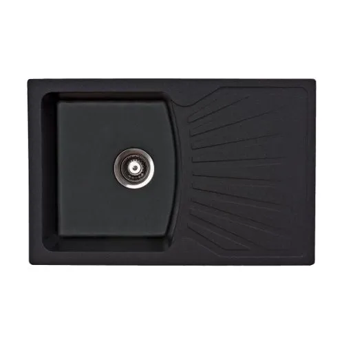 Metalac granitna sudopera xQuadro Plus 770x500 Crna