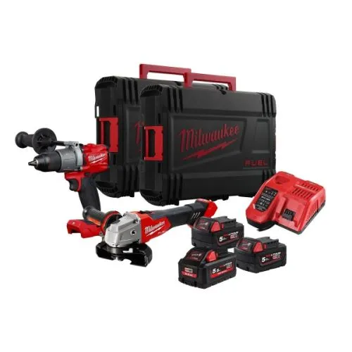 MILWAUKEE SET AKU ALATA 2/1 M18FPP2Y-553X 18v 5 Ah