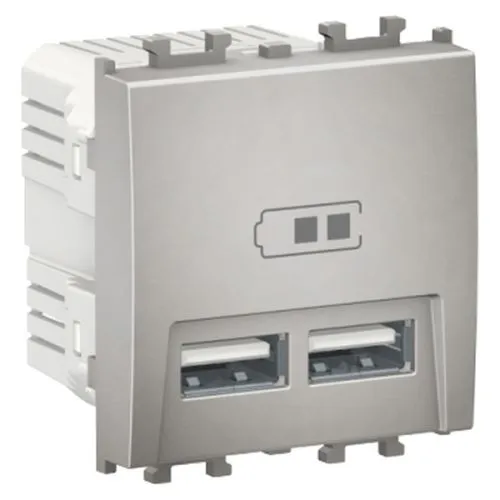 Modularni USB punjač 2M srebrni LMR9910004