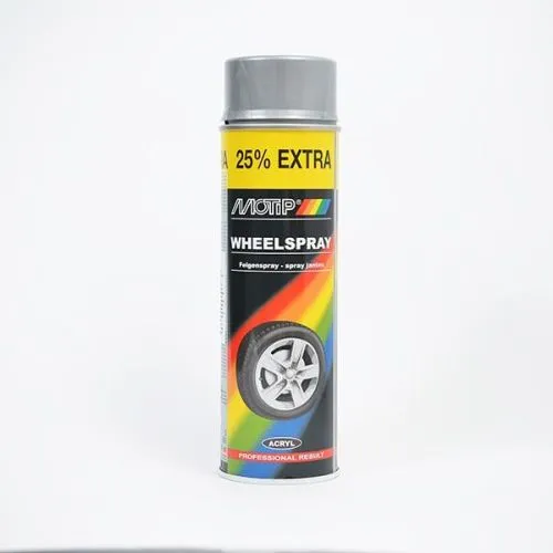 MoTip Boja za felne akril srebrna 500ml 04007