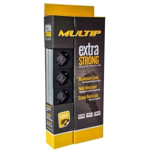 MULTIP PROCAB Produžni kabl 1001011 sa 7 utičnica/3m