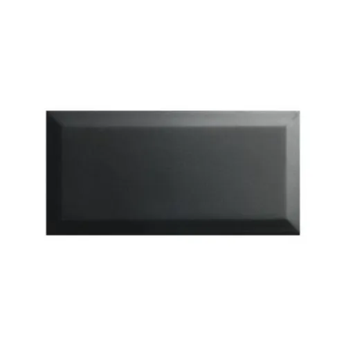 Negro biselado mate 10x20cm zidna pločica