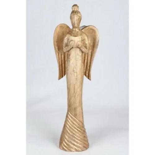 Novogodišnja drvena figura anđeo 50cm