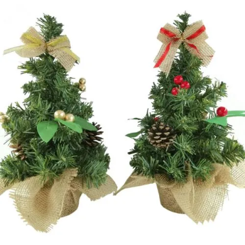 Novogodišnja jelka sa ukrasima mini 30 cm