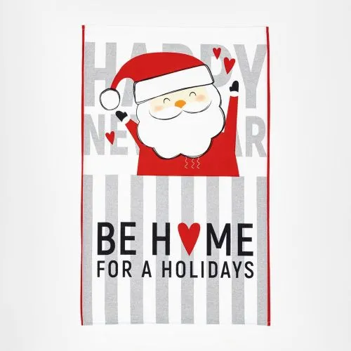 Novogodišnja kuhinjska krpa deda mraz