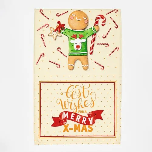 Novogodišnja kuhinjska krpa kolačIć