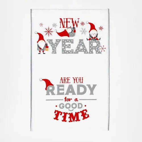 Novogodišnja kuhinjska krpa vilenjaci