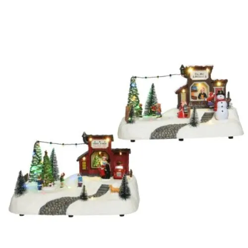 Novogodišnja LED dekoracija pokret