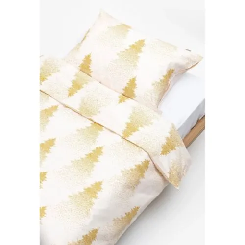 Novogodišnja posteljina singl jelke 140x200cm