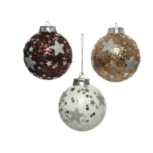 Novogodišnja PVC kugla 8cm, više boja