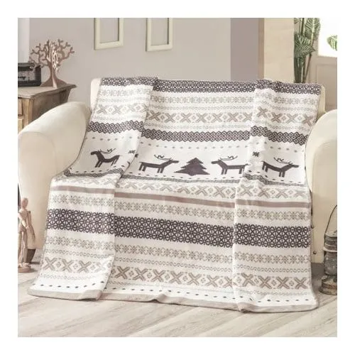 Novogodišnje ćebe Acrylic Grey Snow 200x220cm