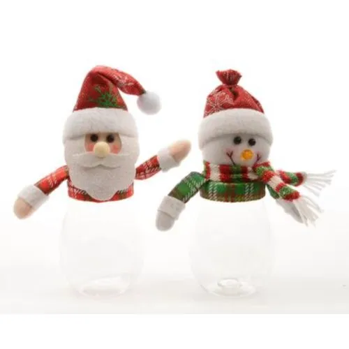 Novogodišnje figure na poklopcu teglice