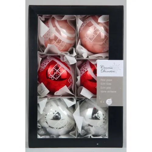 Novogodišnje kugle staklene poklončići 6-1