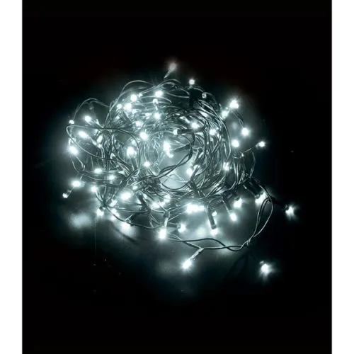 Novogodišnje LED lampice 100 hladnobela, 8 funkcija, 5m, IP44