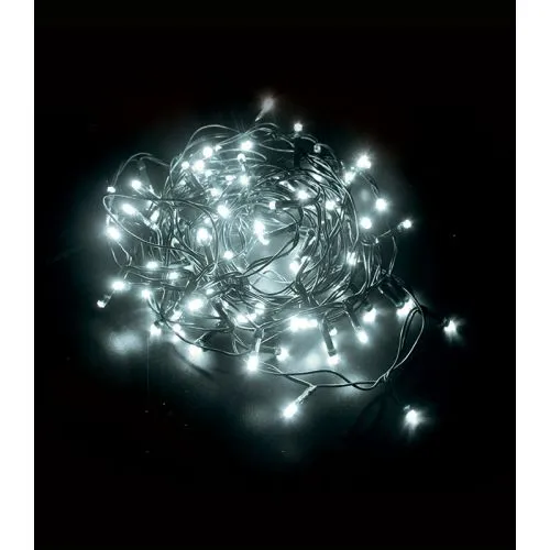 Novogodišnje LED lampice 240 hladnobela, 8 funkcija, 24m, IP44