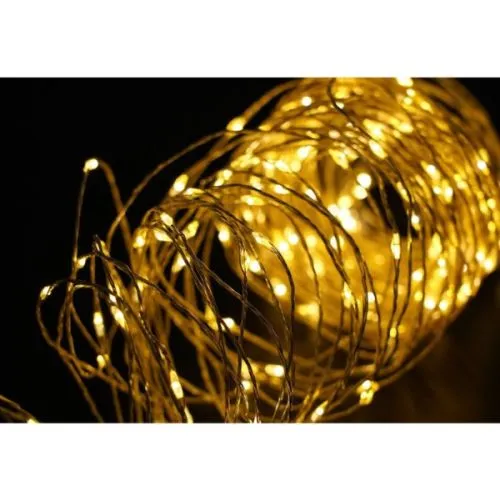 Novogodišnje LED lampice na žici 100/10m toplo bela