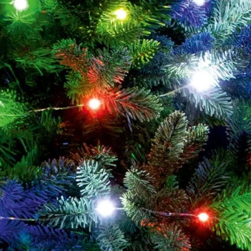 Novogodišnje led lampice na žici 30led 2.9m šarene