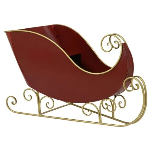 Novogodišnje metalne sanke 56x115x64cm