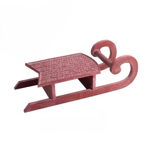 Novogodišnje sanke crvene 50cm