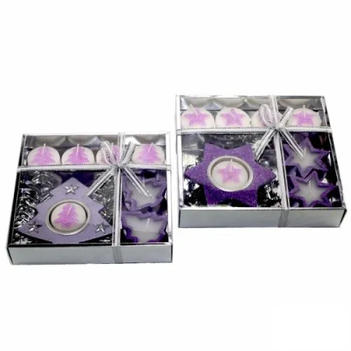 Novogodišnji set sveća 16,5x5,5x3 cm