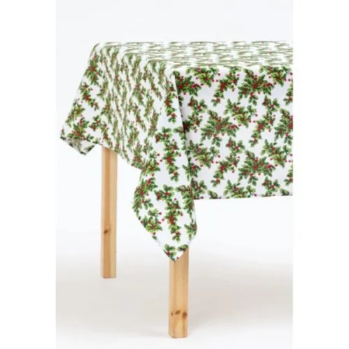 Novogodišnji stolnjak imela gran./bobice 135x135cm