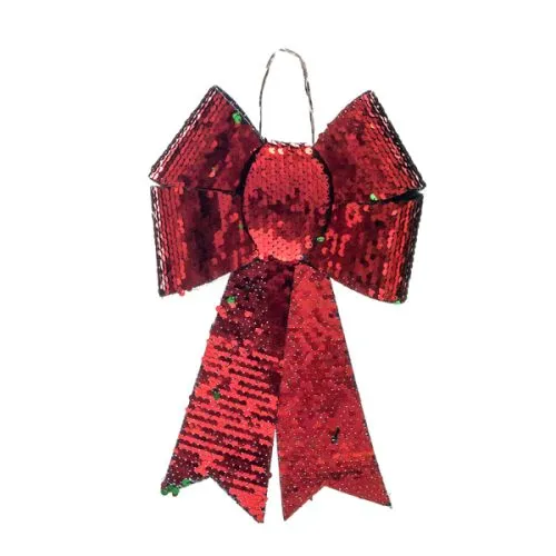 Novogodišnji ukras mašna, više boja