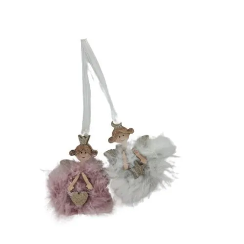 Novogodišnji ukras princeza 10cm