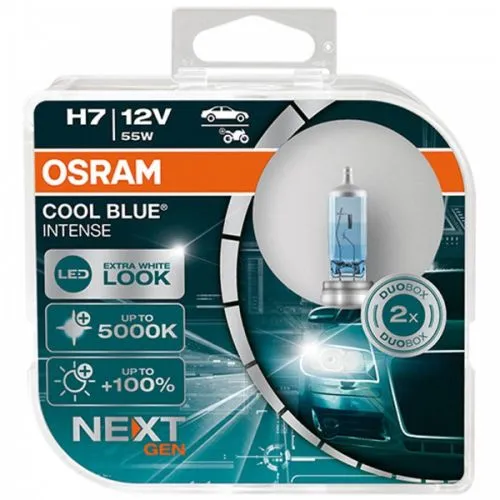 Osram haloge 12V H7 55W cool blue intense n gen duo
