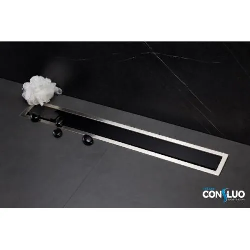 Peštan Confluo Premium Line 850 sa crnim staklom novo