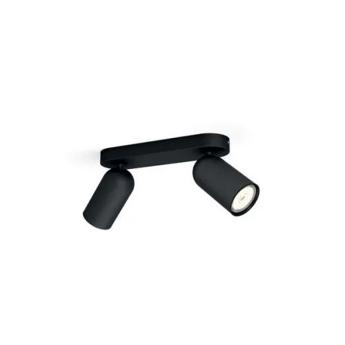 Philips Pongee spot svetiljka crna max 2x10W GU10