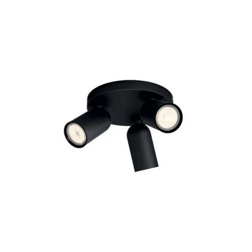 Philips Pongee spot svetiljka crna max 3x10W GU10