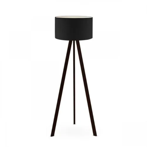 Podna lampa crna 140 cm