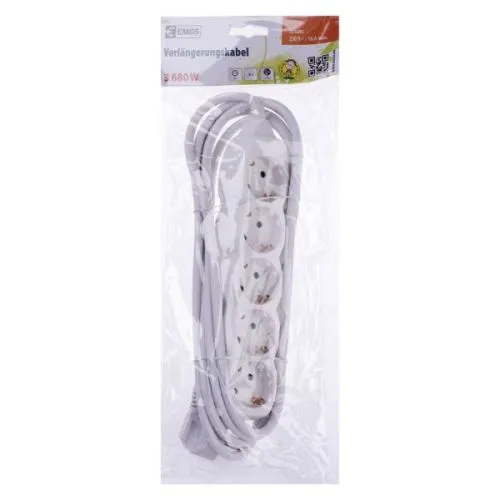 PRIKLJUČNICA PRENOSNA 5/5M KABLA PP/J 3X1.5