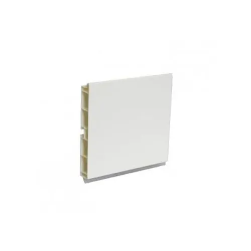 PVC cokla bela 10cm mat