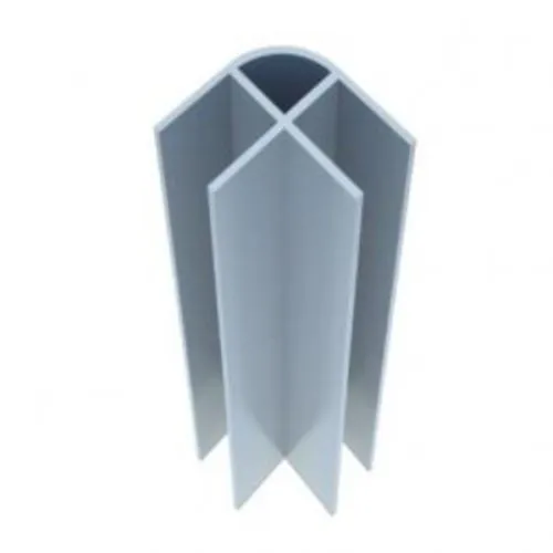 PVC ugao za coklu 10cm inox