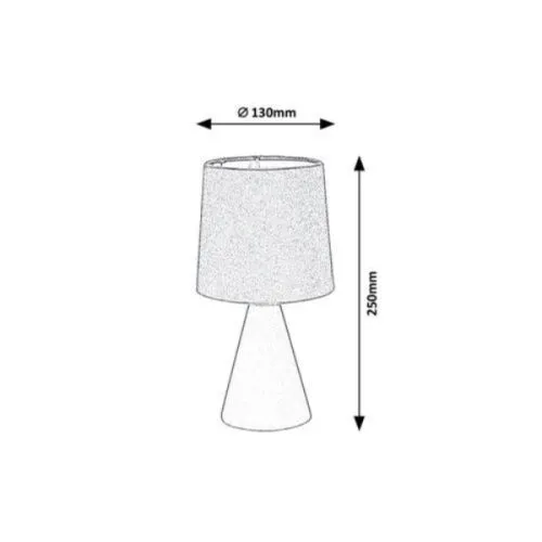 Rabalux Nalani stona lampa E14 40W plava