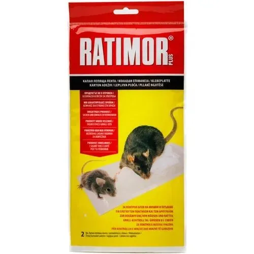 RATIMOR Plus lepljiva ploča, 2 komada